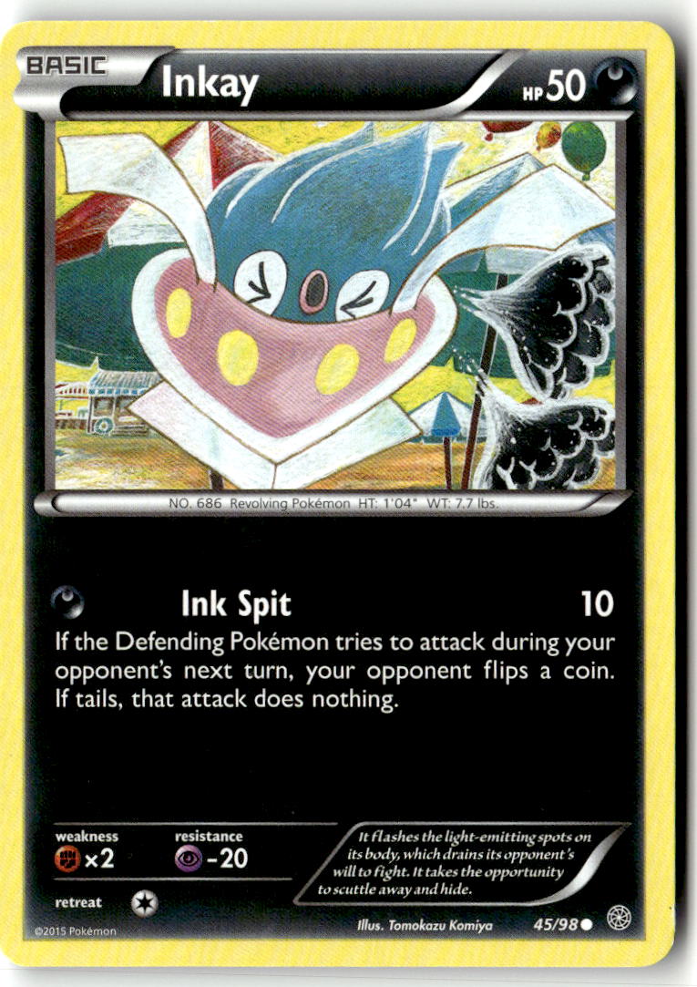 Front of Inkay 45/98 from XY - Ancient Origins