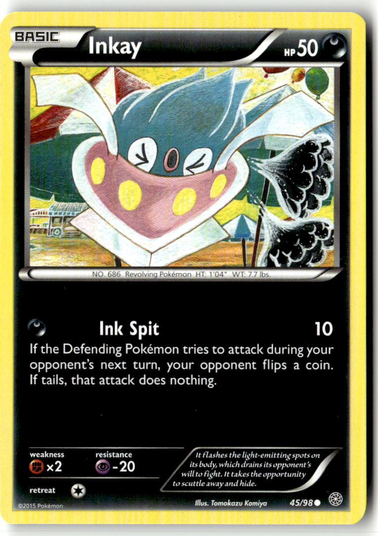 Front of Inkay 45/98 from XY - Ancient Origins