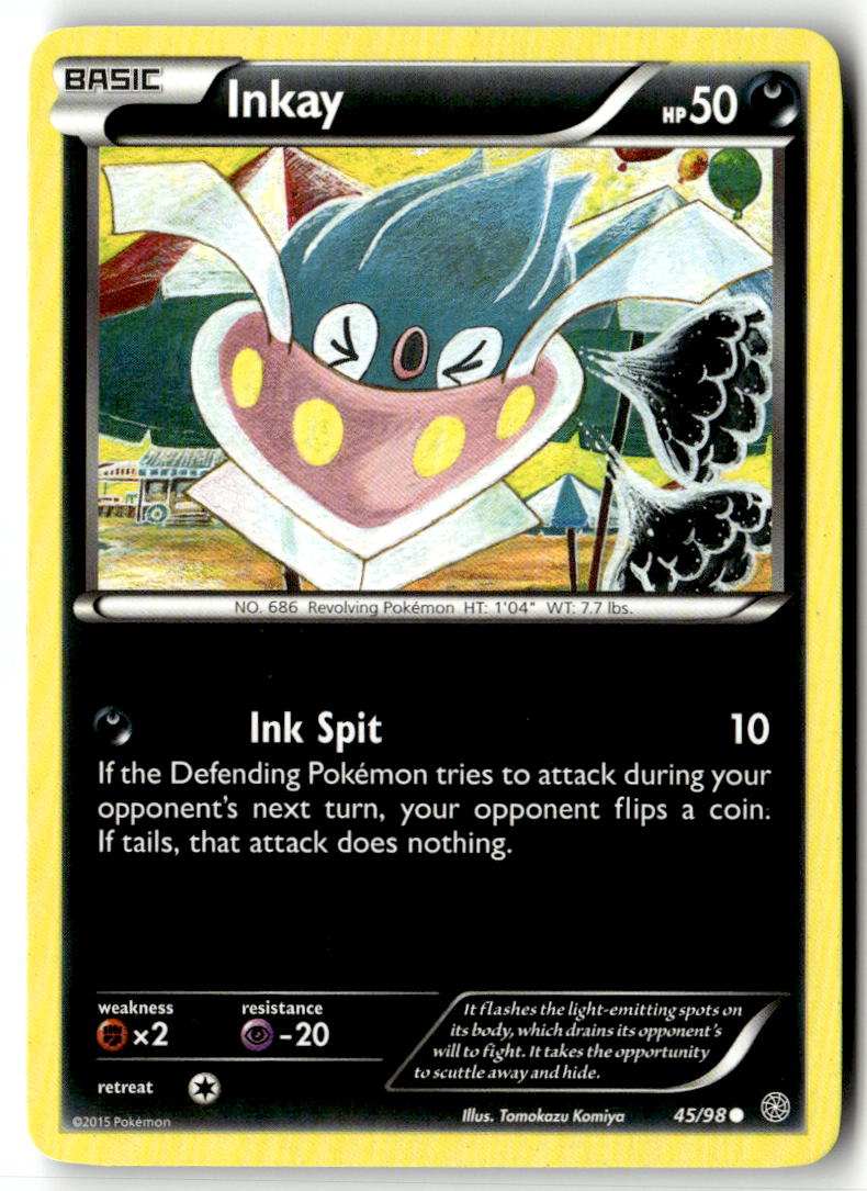 Front of Inkay 45/98 from XY - Ancient Origins
