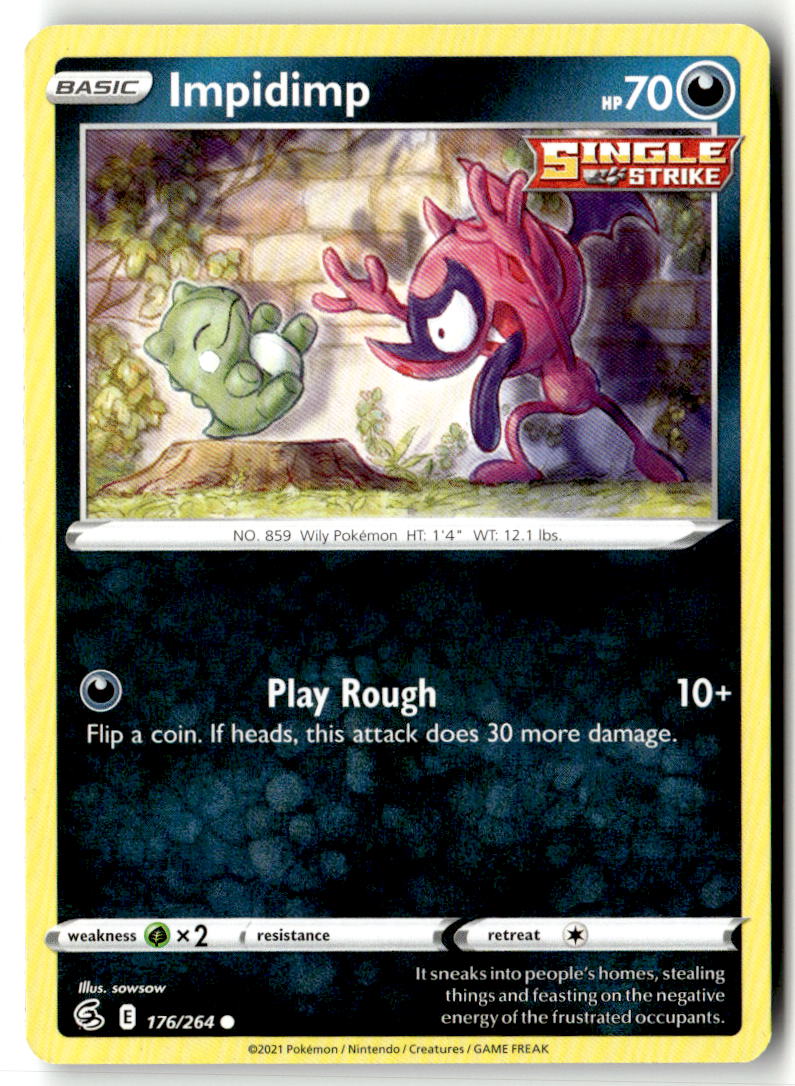 Front of Impidimp 176/264 from Fusion Strike