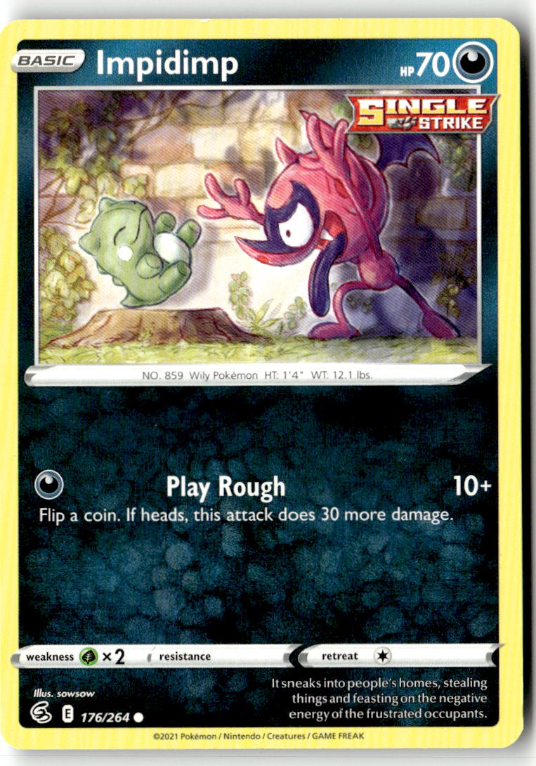 Front of Impidimp 176/264 from Fusion Strike
