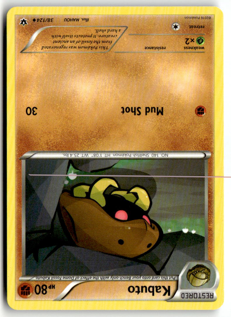 Front of Kabuto 38/124 from XY - Fates Collide