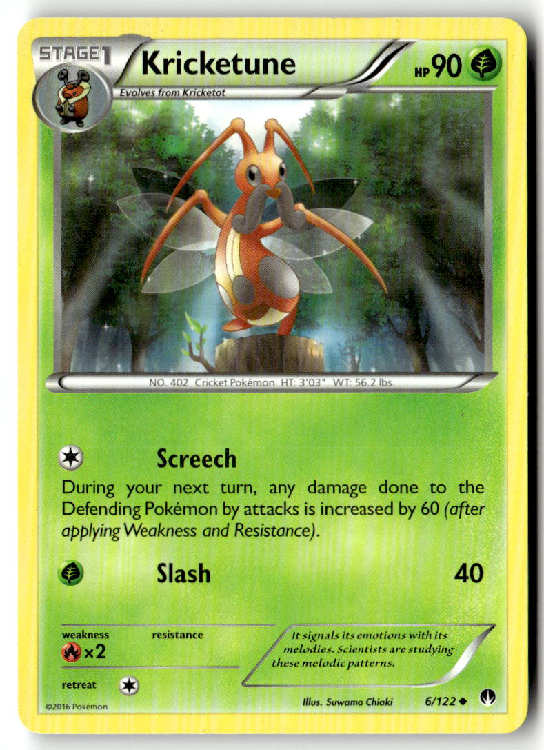 Front of Kricketune 6/122 from XY - BREAKpoint