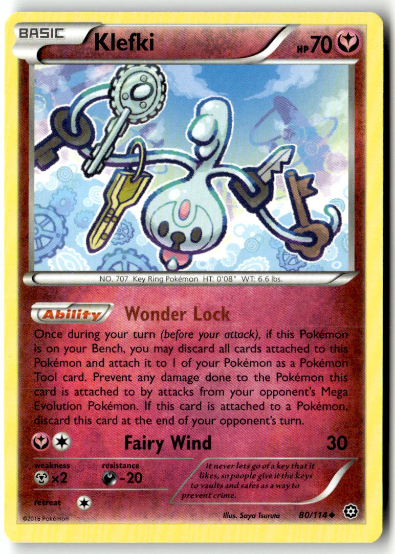 Front of Klefki 80/114 from XY - Steam Siege