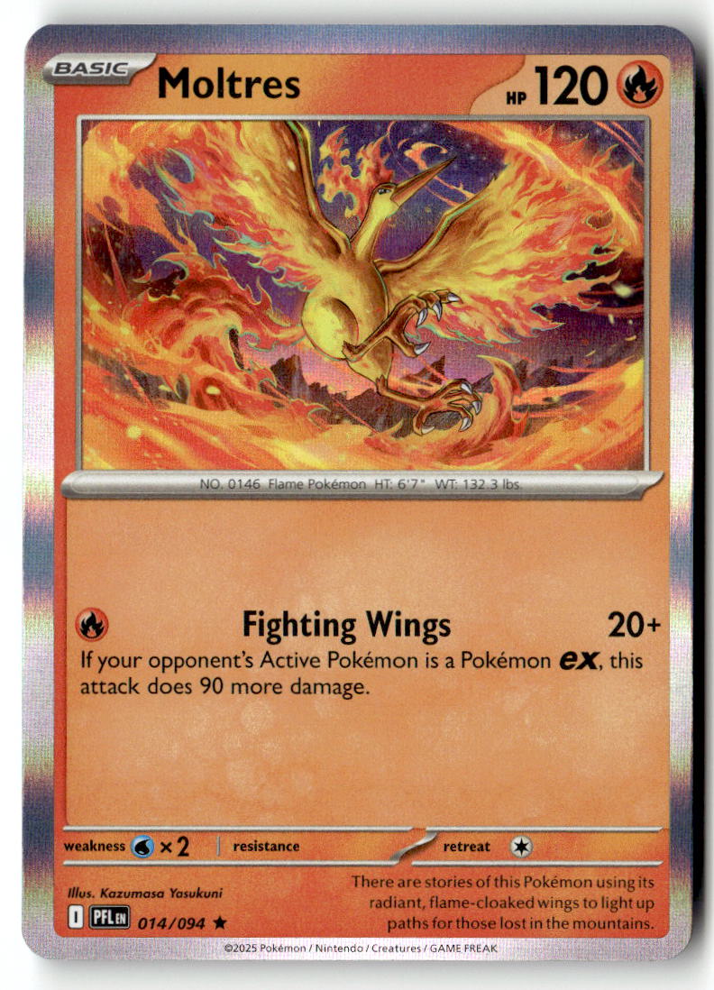 Front of Moltres 014/094 from Phantasmal Flames