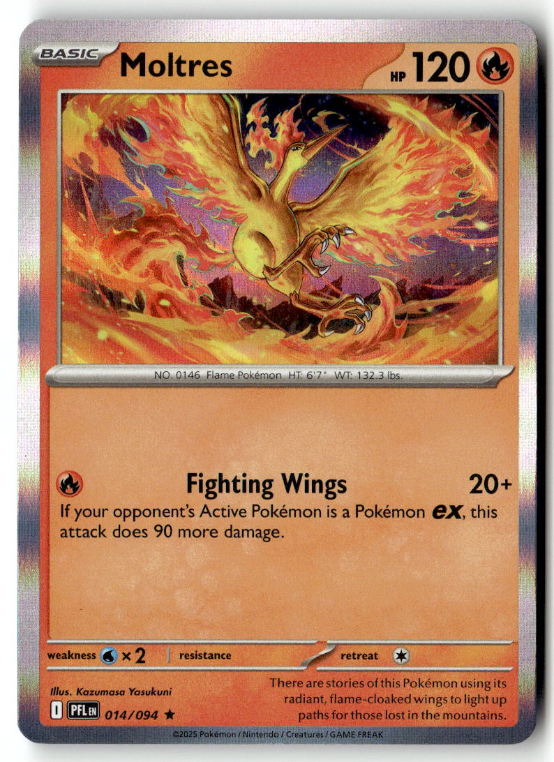 Front of Moltres 014/094 from Phantasmal Flames