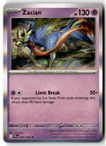 Front of Zacian 045/094 from Phantasmal Flames
