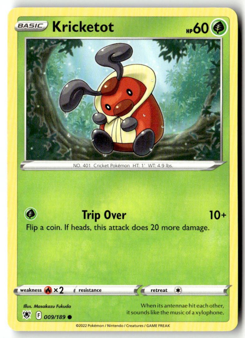 Front of Kricketot 009/189 from Astral Radiance
