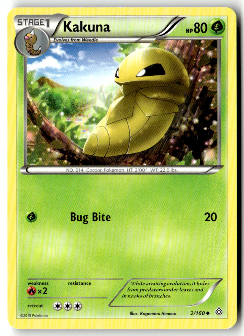 Front of Kakuna 2/160 from XY - Primal Clash
