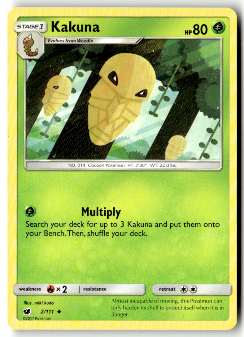 Front of Kakuna 2/111 from SM - Crimson Invasion