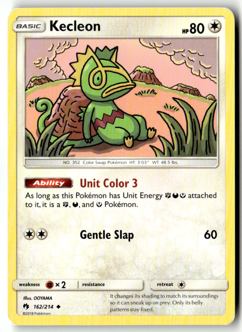 Front of Kecleon (162) 162/214 from SM - Lost Thunder