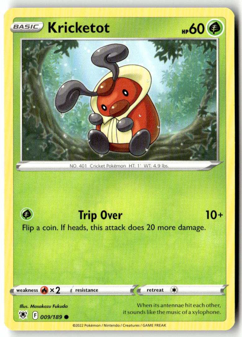 Front of Kricketot 009/189 from Astral Radiance