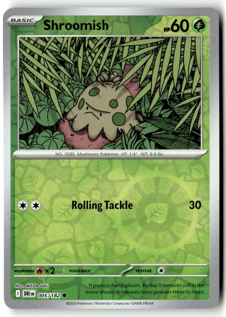 Front of Shroomish 005/182 from Destined Rivals