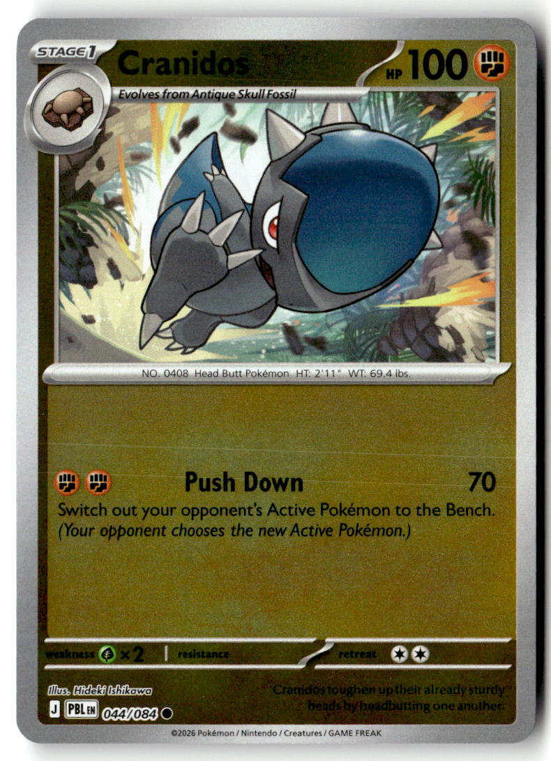 Front of Cranidos 044/084 from Pitch Black