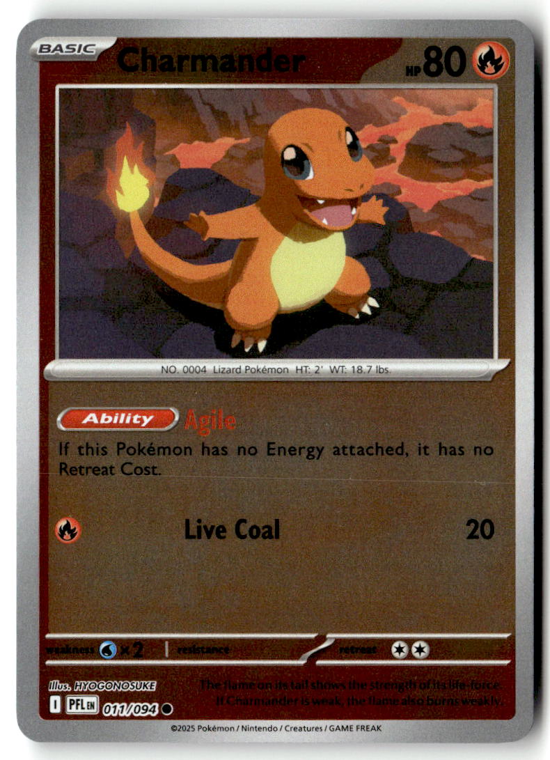 Front of Charmander 011/094 from Phantasmal Flames