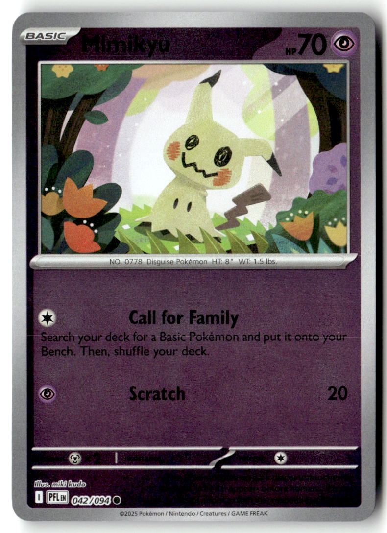 Front of Mimikyu 042/094 from Phantasmal Flames