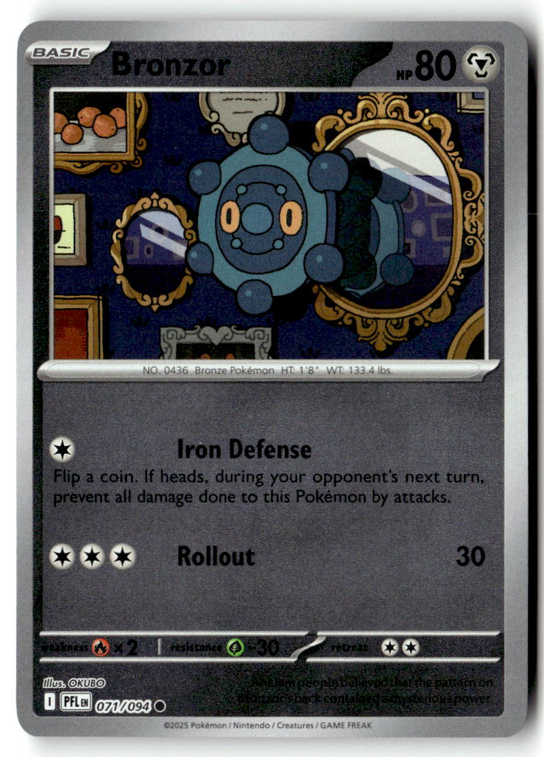 Front of Bronzor 071/094 from Phantasmal Flames
