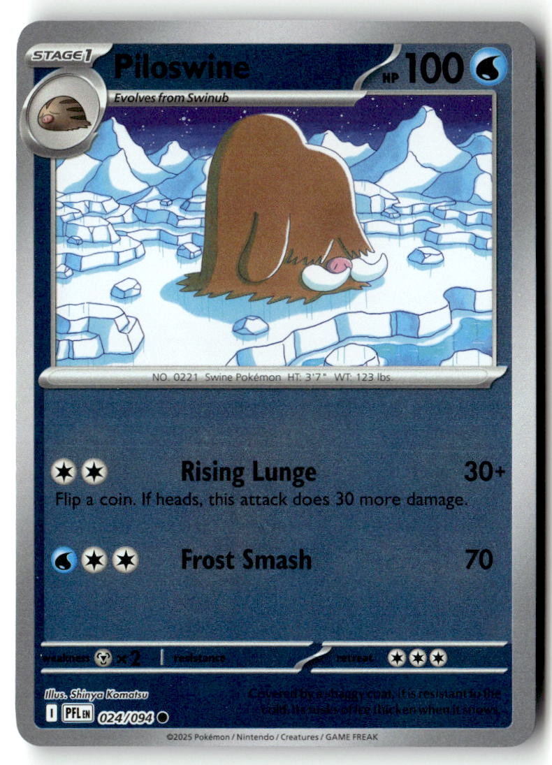 Front of Piloswine 024/094 from Phantasmal Flames