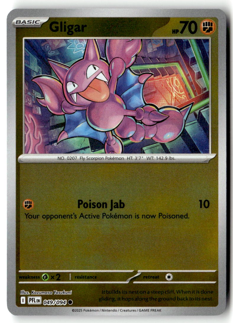 Front of Gligar 049/094 from Phantasmal Flames