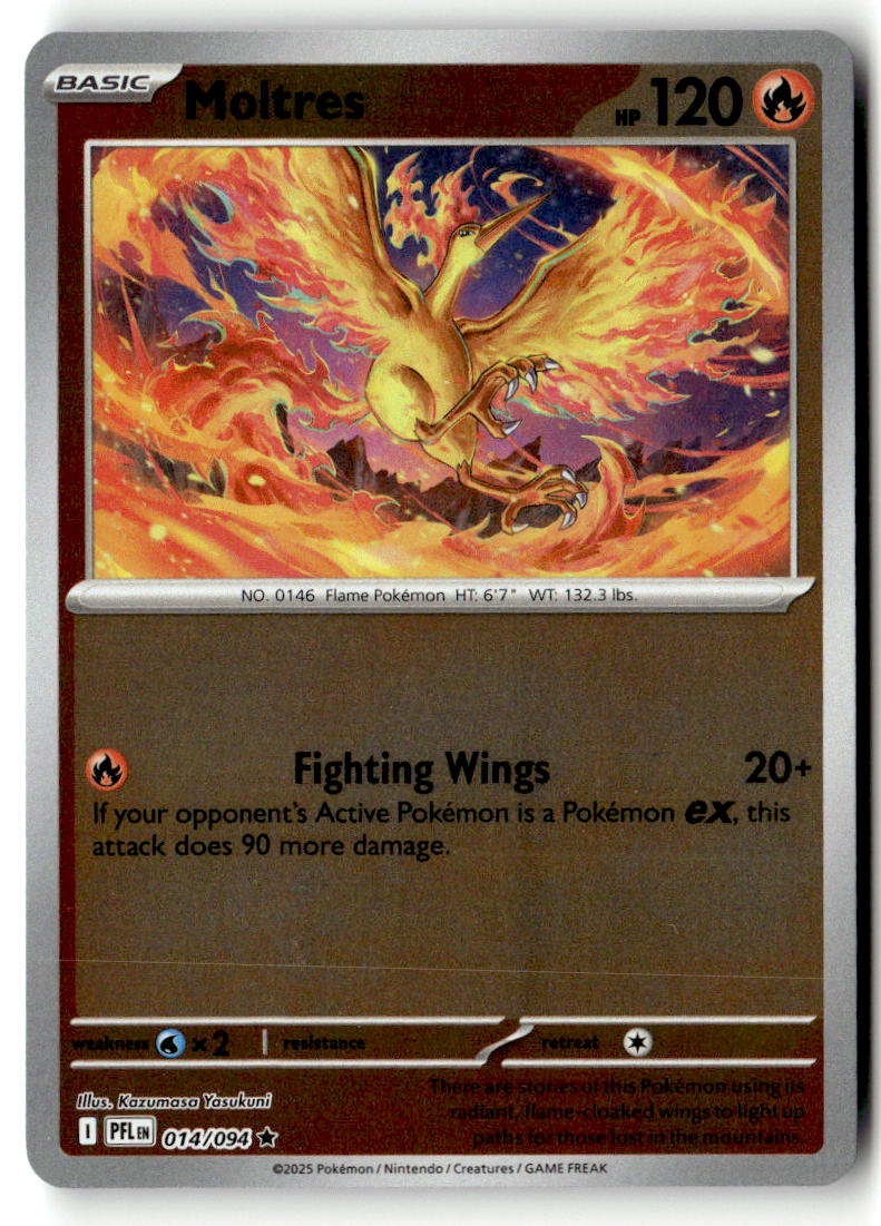Front of Moltres 014/094 from Phantasmal Flames