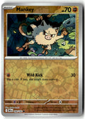 Front of Mankey 090/182 from Destined Rivals