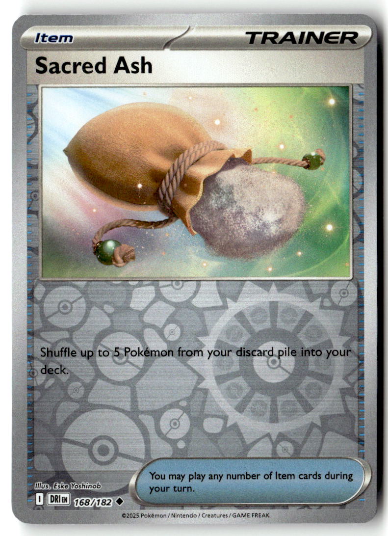 Front of Sacred Ash 168/182 from Destined Rivals