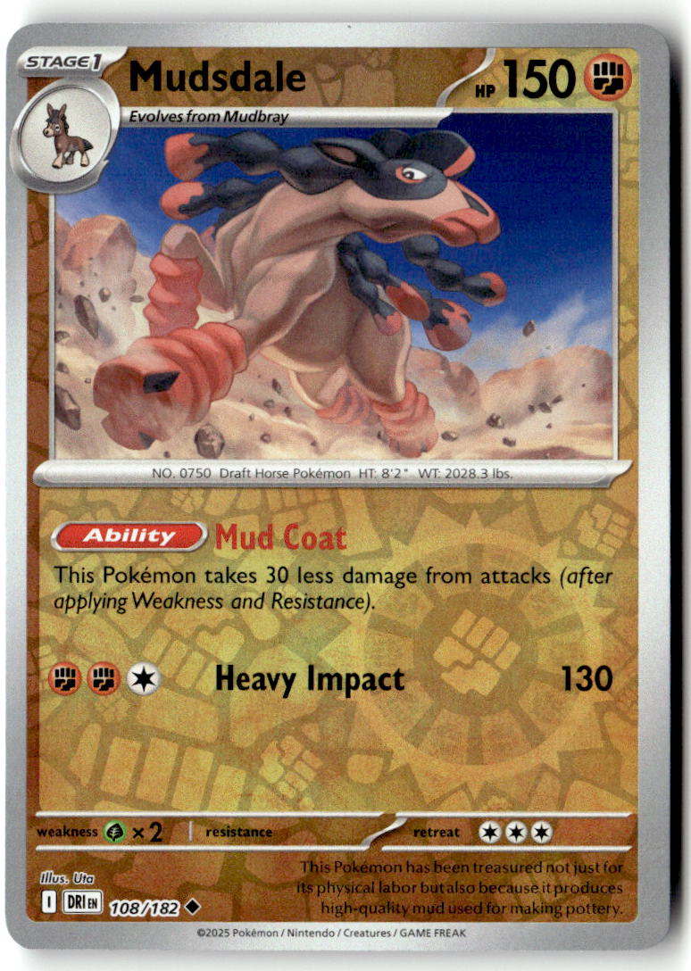Front of Mudsdale 108/182 from Destined Rivals