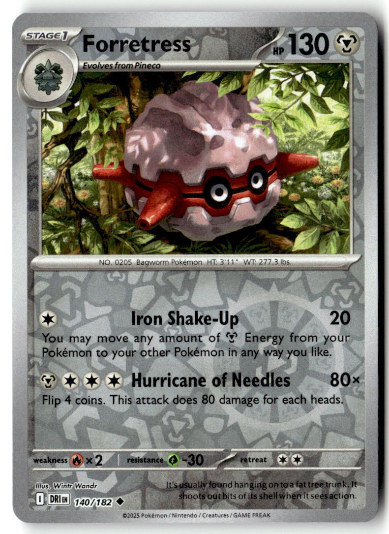 Front of Forretress 140/182 from Destined Rivals