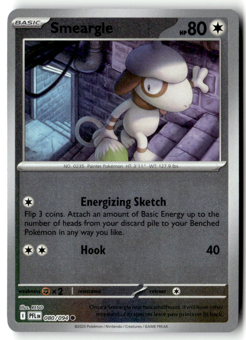 Front of Smeargle 080/094 from Phantasmal Flames
