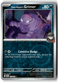 Front of Team Rocket's Grimer 123/182 from Destined Rivals
