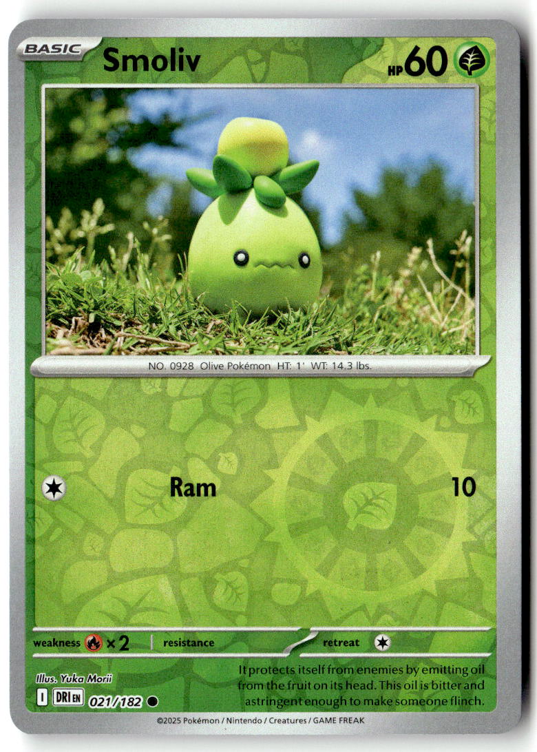 Front of Smoliv 021/182 from Destined Rivals