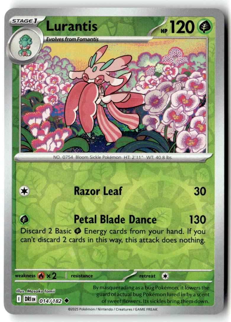 Front of Lurantis 014/182 from Destined Rivals