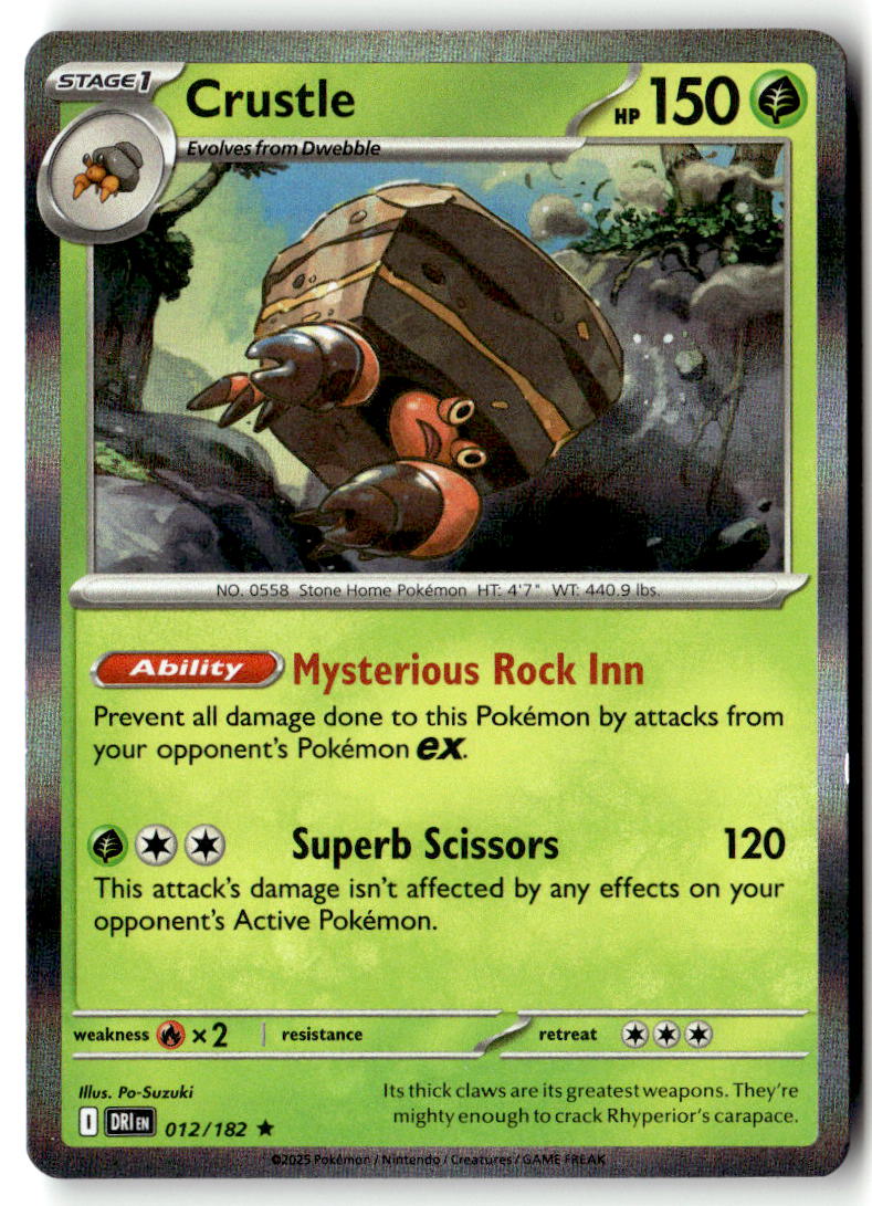 Front of Crustle 012/182 from Destined Rivals