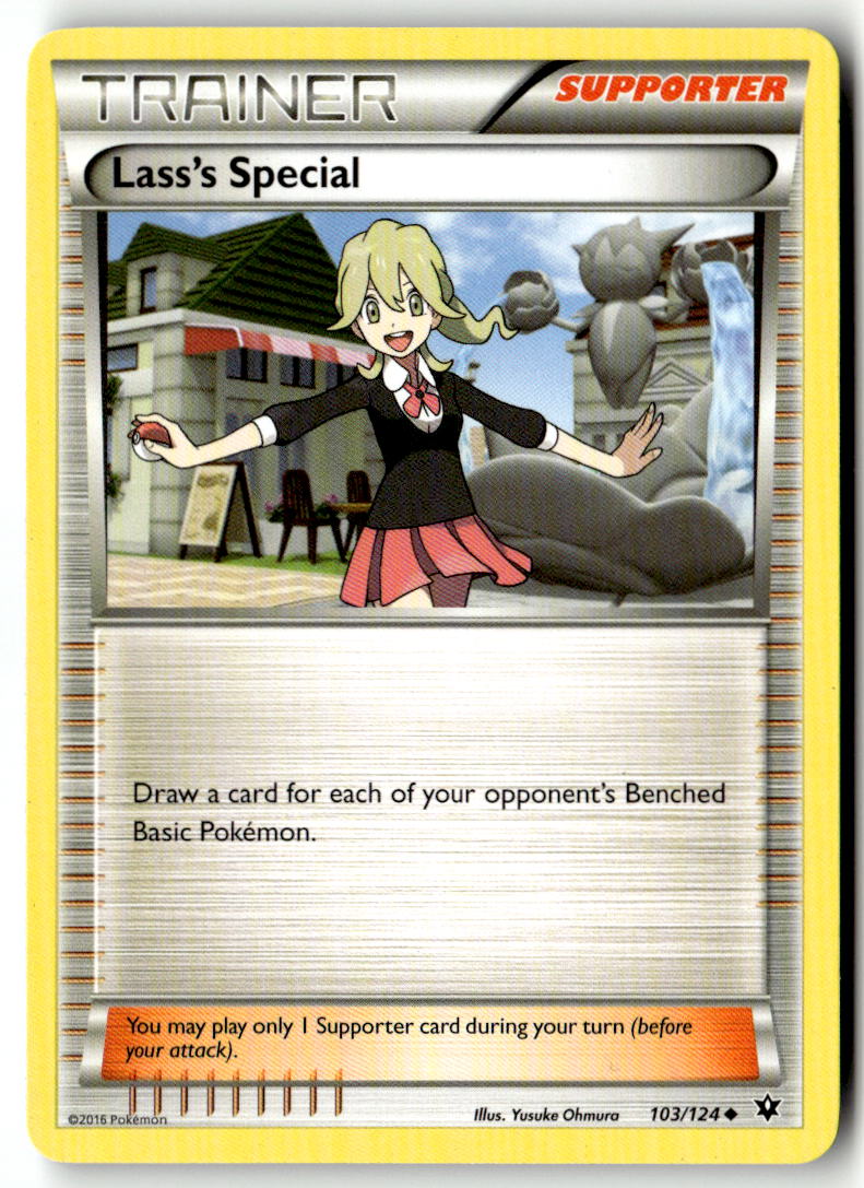 Front of Lass's Special 103/124 from XY - Fates Collide