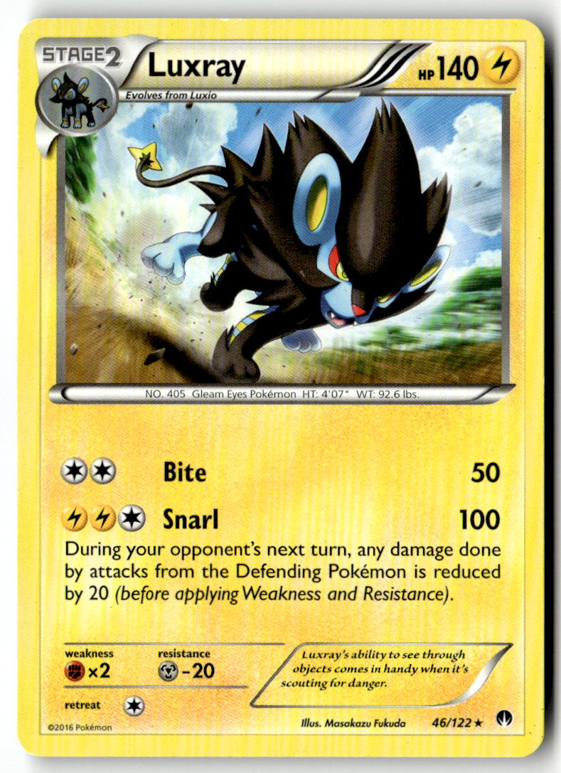 Front of Luxray 46/122 from XY - BREAKpoint