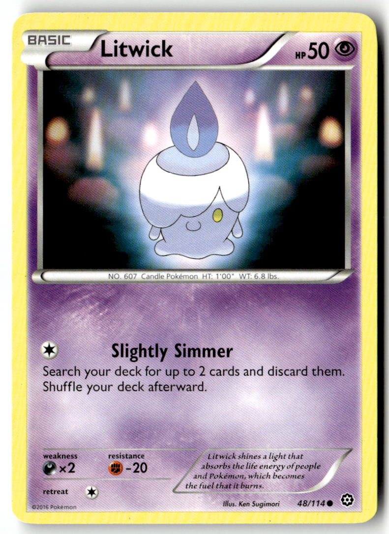 Front of Litwick 48/114 from XY - Steam Siege