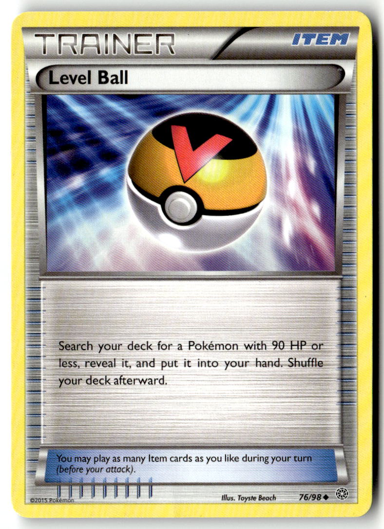 Front of Level Ball 76/98 from XY - Ancient Origins