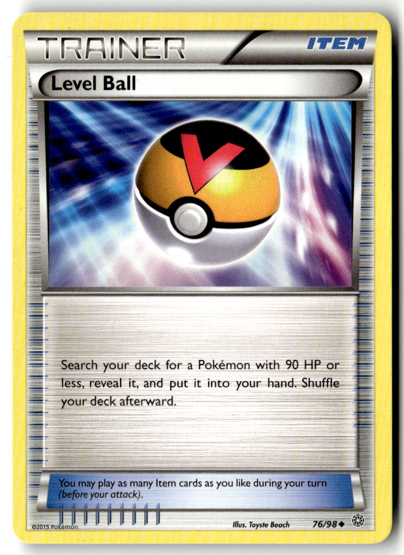 Front of Level Ball 76/98 from XY - Ancient Origins