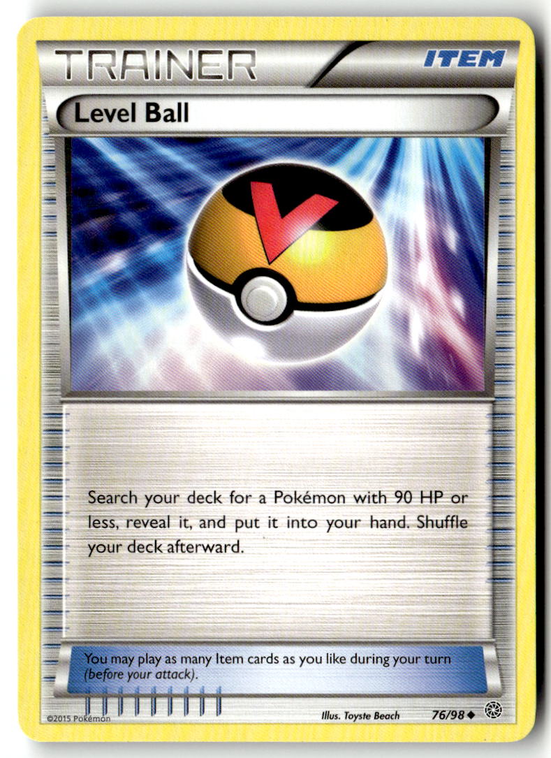 Front of Level Ball 76/98 from XY - Ancient Origins