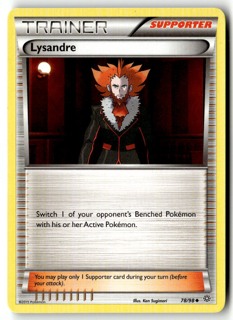 Front of Lysandre 90/106 from XY - Flashfire