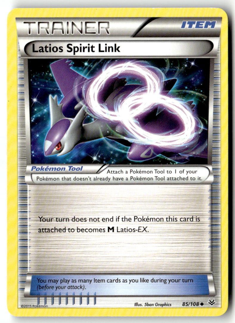 Front of Latios Spirit Link 85/108 from XY - Roaring Skies