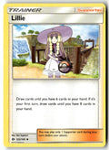 Front of Lillie 122/149 from SM Base Set