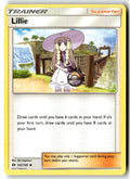 Front of Lillie 122/149 from SM Base Set