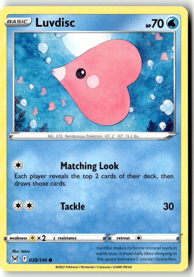 Front of Luvdisc 038/196 from Lost Origin