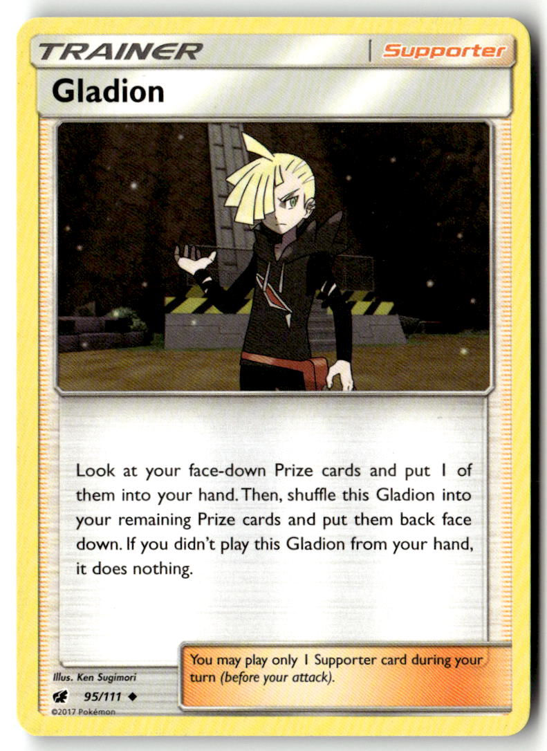 Front of Gladion 95/111 from SM - Crimson Invasion