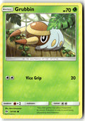 Front of Grubbin 13/149 from SM Base Set