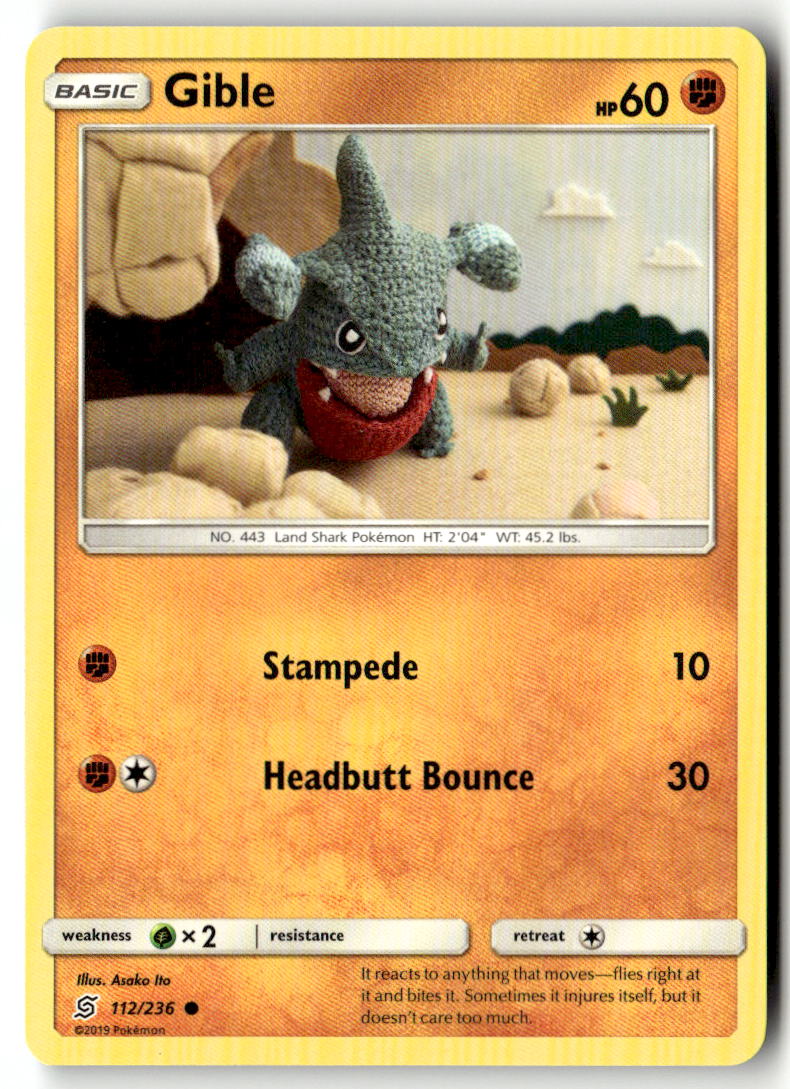 Front of Gible 112/236 from SM - Unified Minds