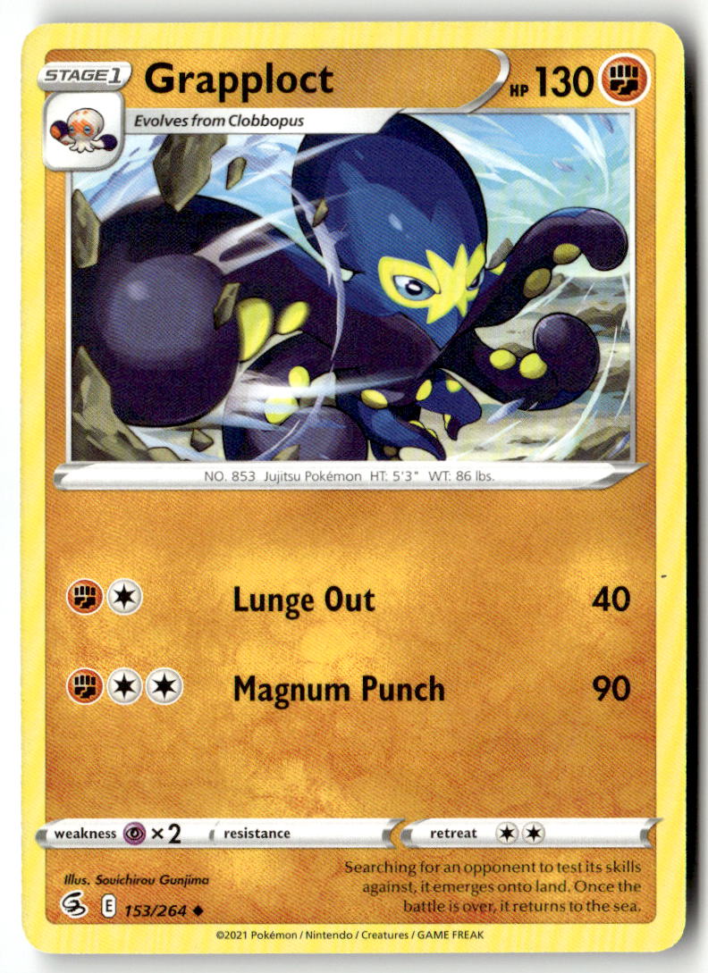 Front of Grapploct 153/264 from Fusion Strike