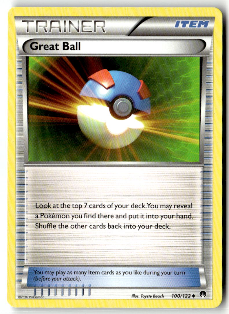 Front of Great Ball 100/122 from XY - BREAKpoint