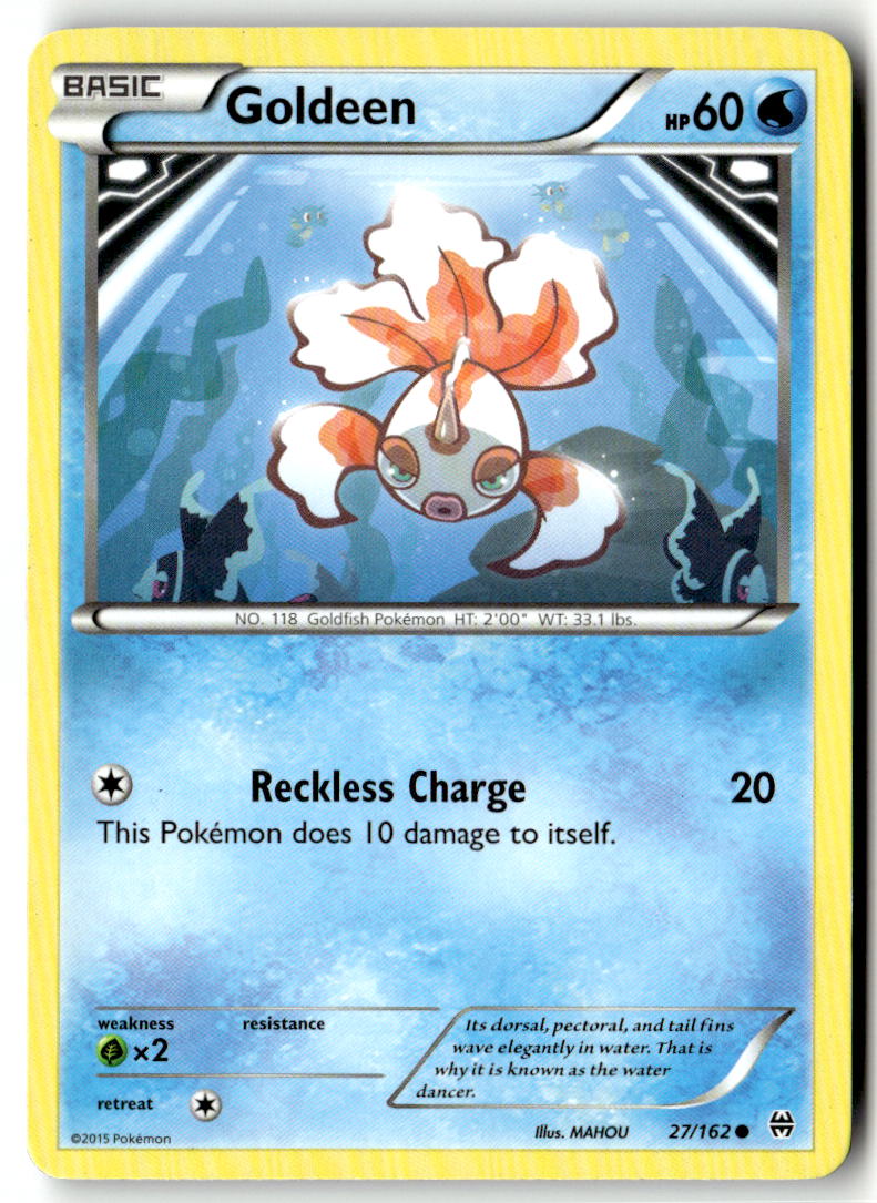 Front of Goldeen 27/162 from XY - BREAKthrough